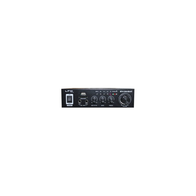 LTC Karaoke Forstærker (2 x 50W - Sort)