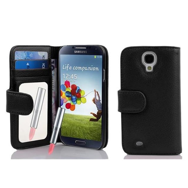 Samsung Galaxy S4 Pungetui Cover Case (Sort)