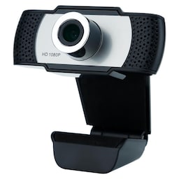 Webcam 1080P med mikrofon USB 2.0