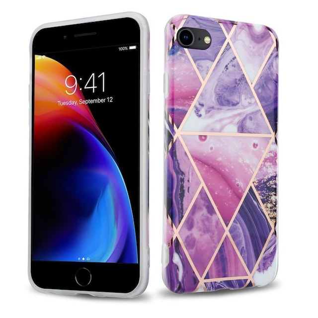 iPhone 7 / 7S / 8 / SE 2020 Pungetui Cover Case (Lilla)