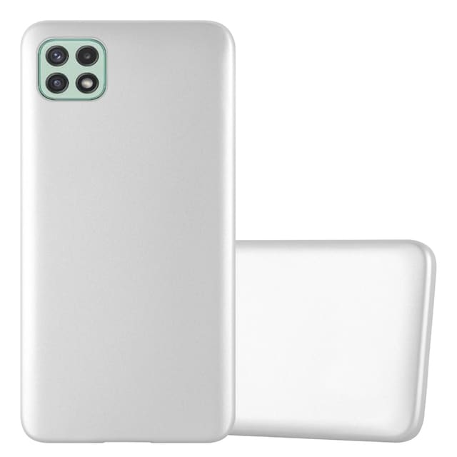 Samsung Galaxy A22 5G Cover Etui Case (Sølv)
