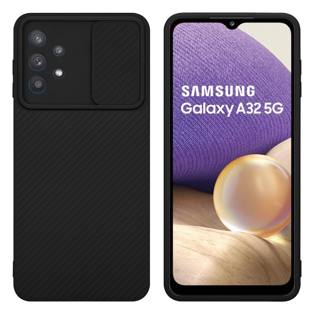 Samsung Galaxy A32 5G Cover Etui Case (Sort)