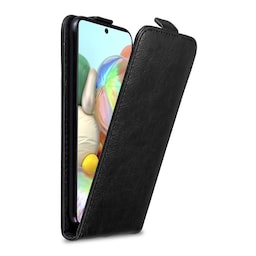 Samsung Galaxy A71 4G Pungetui Flip Cover (Sort)