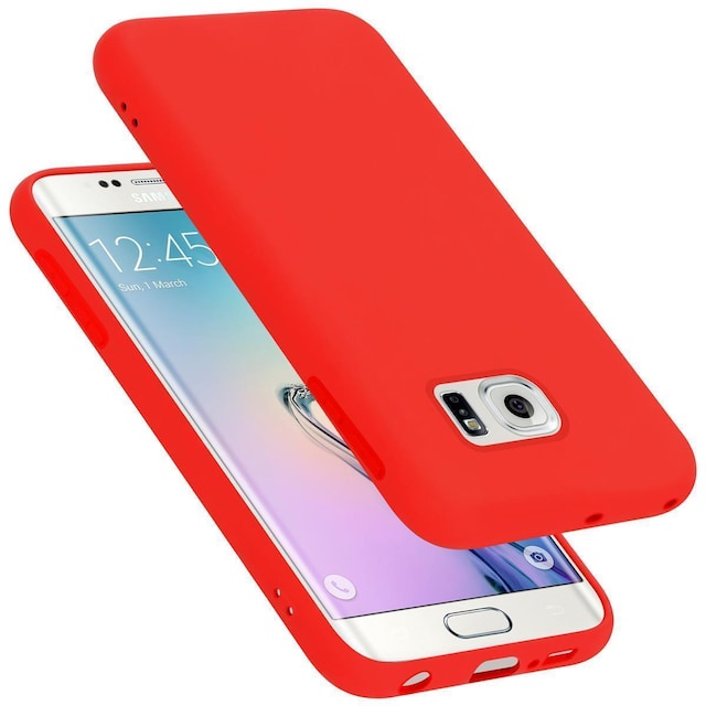 Samsung Galaxy S6 EDGE Cover Etui Case (Rød)