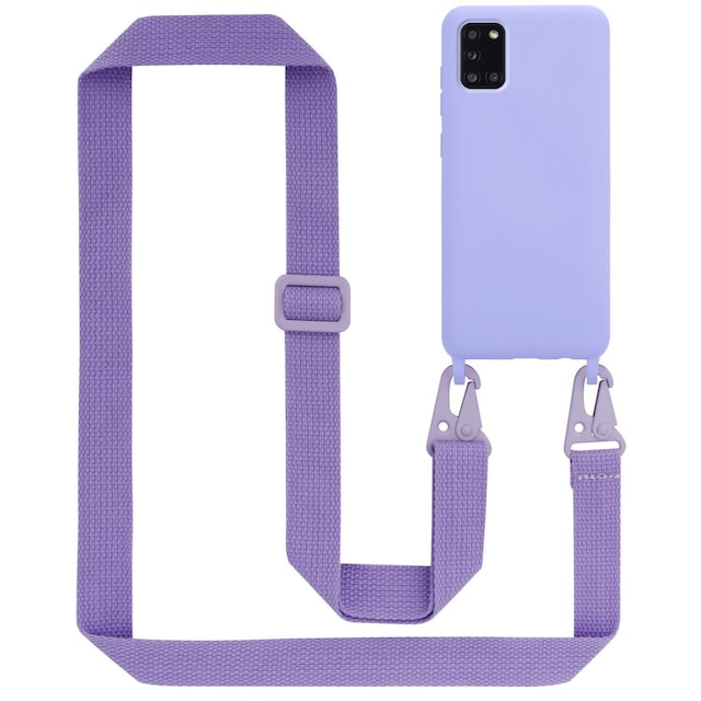 Samsung Galaxy A31 Etui Cover Kæde (Lilla)