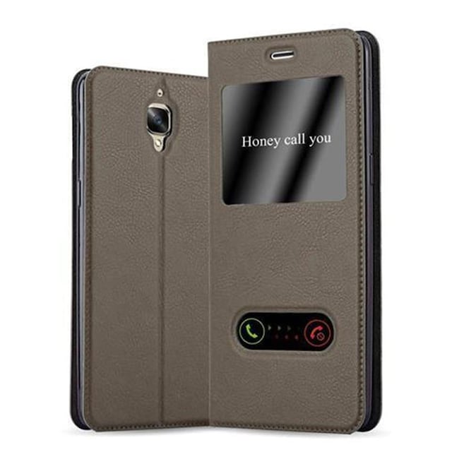 Pungetui OnePlus 3 / 3T Cover Case (Brun)