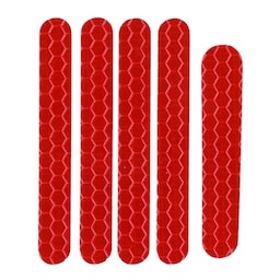 1 sæt til Ninebot ES1 ES2 ES3 ES4 reflekterende klistermærke strimmel - rød