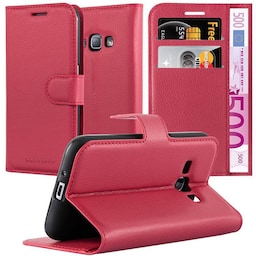 Samsung Galaxy J1 2015 Pungetui Cover Case (Rød)