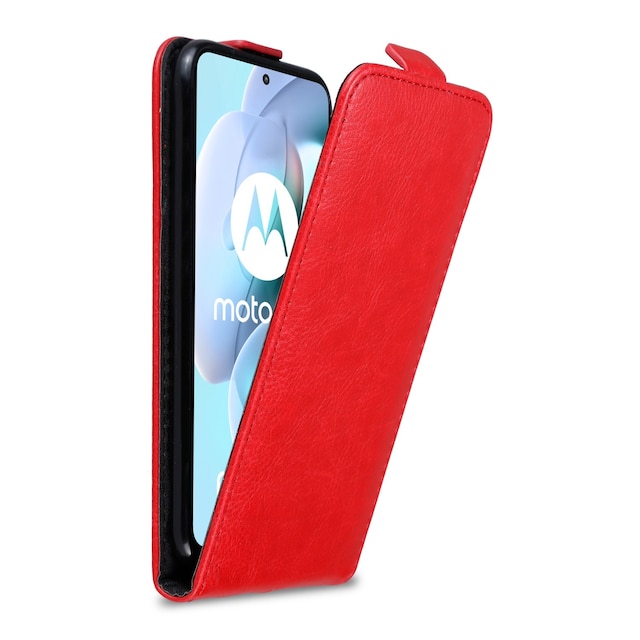 Motorola MOTO G31 / G41 Pungetui Flip Cover (Rød)