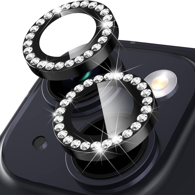 Til iPhone 15 / 15 Plus Lens Glitter