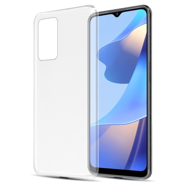 Oppo A16s / A54s Cover TPU Etui (Gennemsigtig)