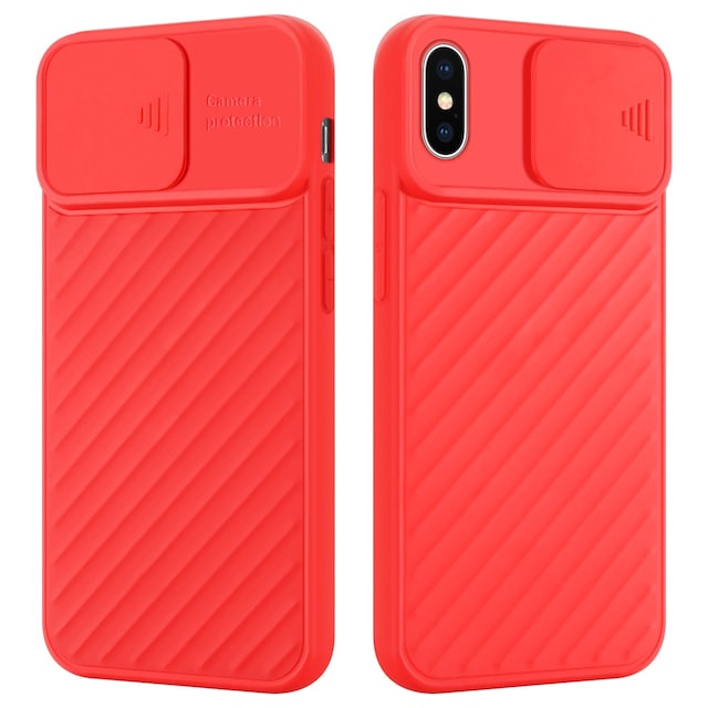 iPhone XS MAX Cover Etui Case (Rød)
