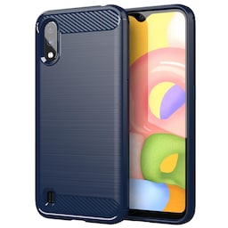 Samsung Galaxy A01 Cover TPU Etui (Blå)