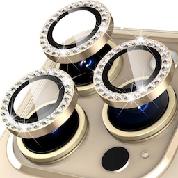 Til iPhone 15 Pro / 15 Pro Max Lens Glitter