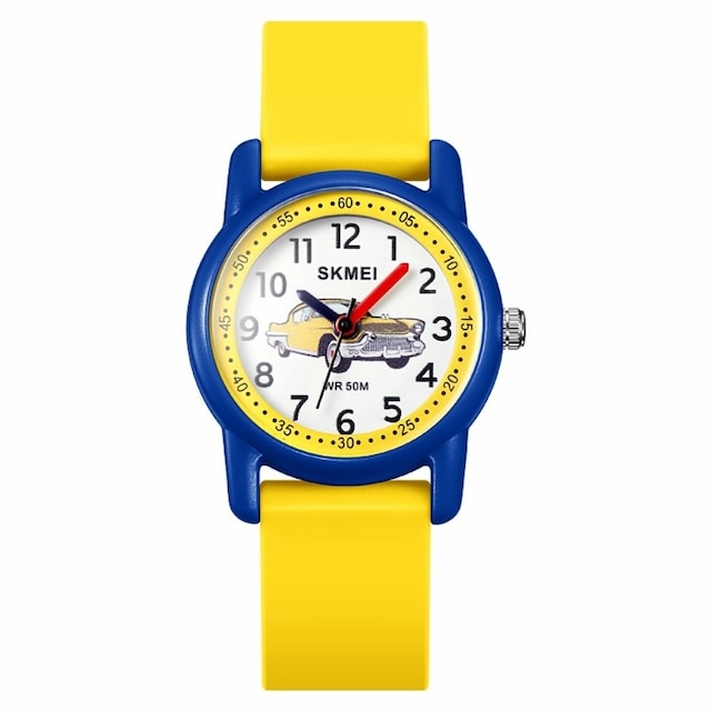 Sport Vandtæt børneur Ur Quartz Watch - Retro bil