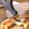 Pizzaskærer Pizzaskærekniv Kageværktøj Pizzahjul - Sort