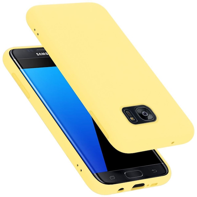 Samsung Galaxy S7 EDGE Cover Etui Case (Gul)