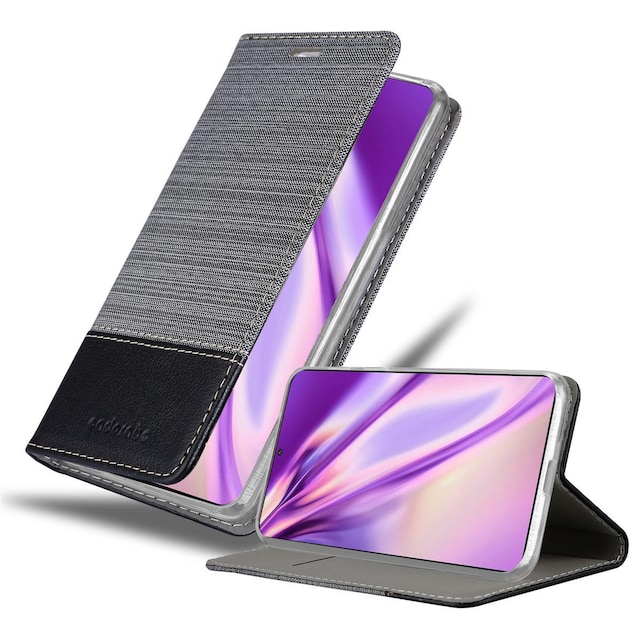Samsung Galaxy S21 PLUS Pungetui Cover Case (Grå)