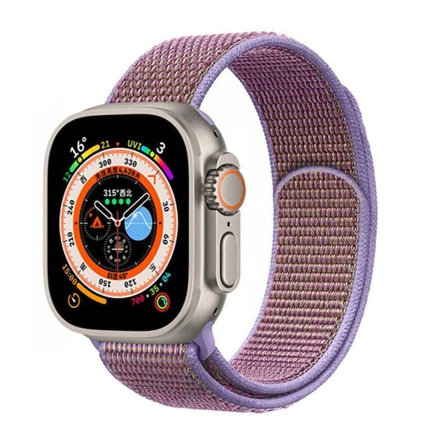 Nylon Urrem Apple Watch Ultra (49mm) - Lilac