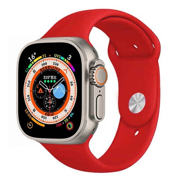 Sport Urrem Apple Watch Ultra (49mm) - Rød