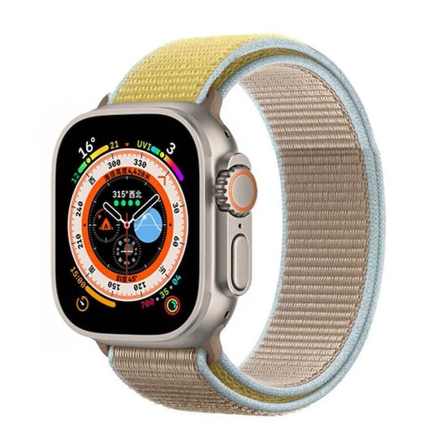 Nylon Urrem Apple Watch Ultra (49mm) - Camel