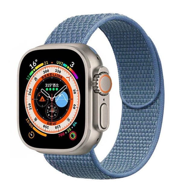 Nylon Urrem Apple Watch Ultra (49mm) - Cape cod blue