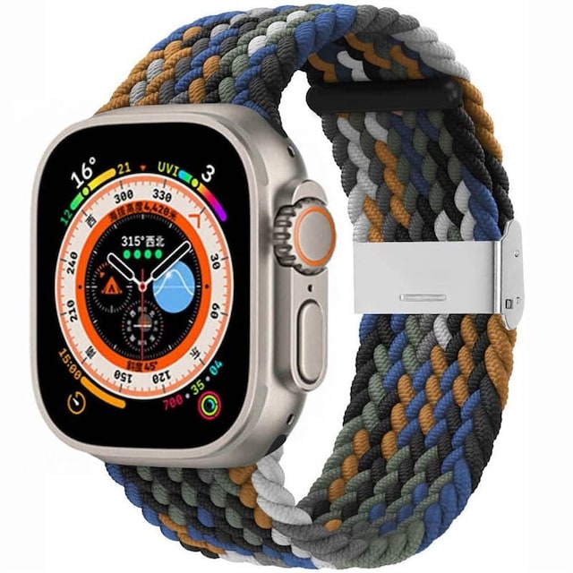 Flettet Urrem Apple Watch Ultra (49mm) - Cowboy