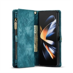Multi Wallet CaseMe 11-kort Samsung Galaxy Z Fold 4 - Blå