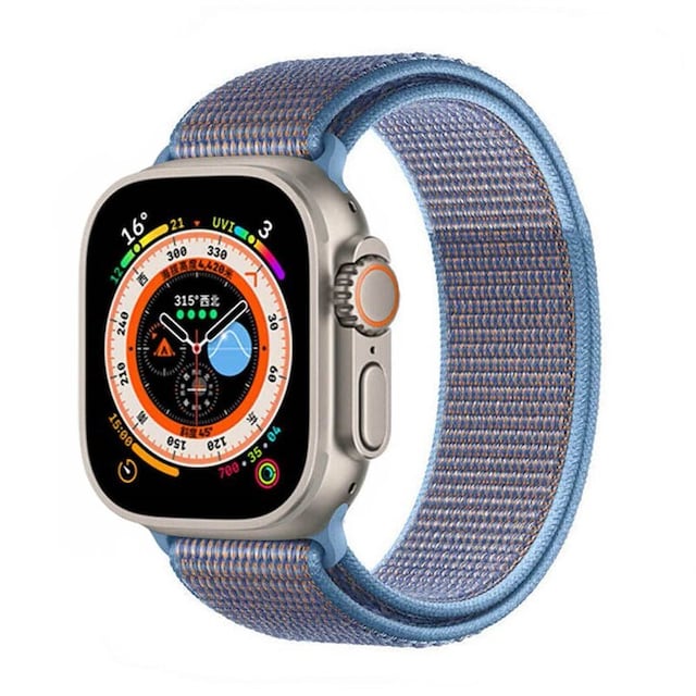 Nylon Urrem Apple Watch Ultra (49mm) - Cerulean