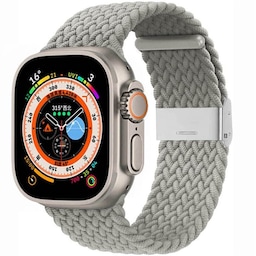 Flettet Urrem Apple Watch Ultra (49mm) - Stone