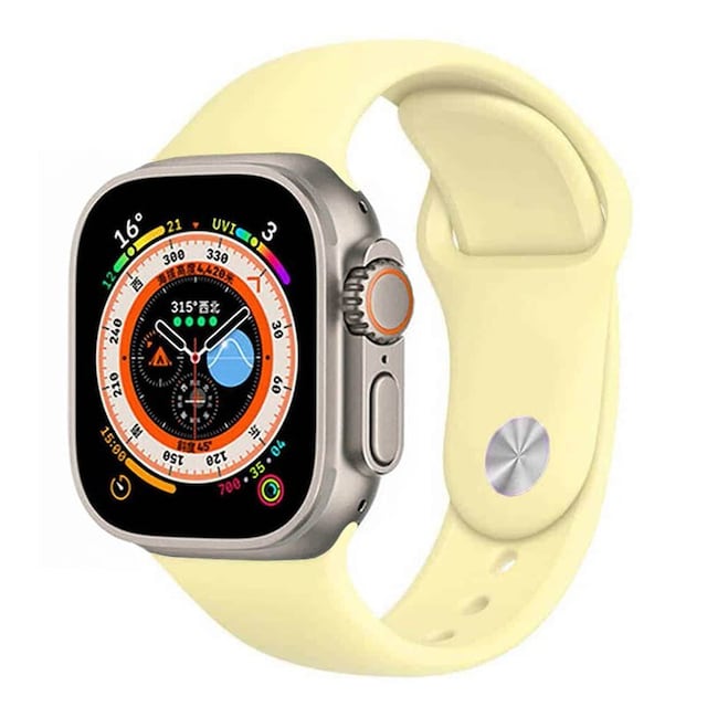 Sport Urrem Apple Watch Ultra (49mm) - Light yellow