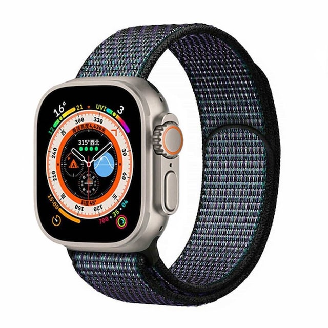 Nylon Urrem Apple Watch Ultra (49mm) - Glowing Grapes