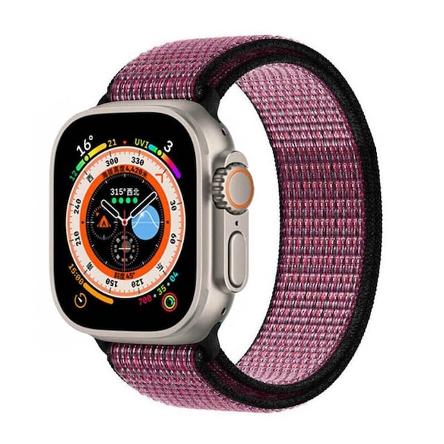 Nylon Urrem Apple Watch Ultra (49mm) - True Berry