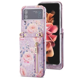 POLA Flower cover Samsung Galaxy Z Flip 3 - Purple