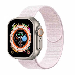 Nylon Urrem Apple Watch Ultra (49mm) - Pearl Pink