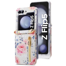 POLA Flower cover Samsung Galaxy Z Flip 5 - White