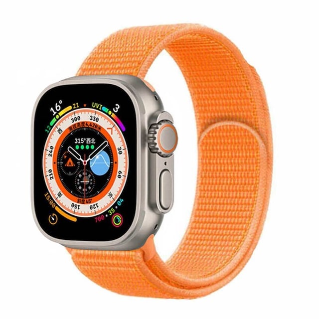 Nylon Urrem Apple Watch Ultra (49mm) - Papaya