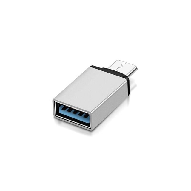 Adapter USB-C till USB-A 3.0 - silver