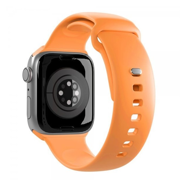Puro Apple Watch 42/44/45mm/Apple Watch Ultra Armbånd ICON Silicone Band Apricot