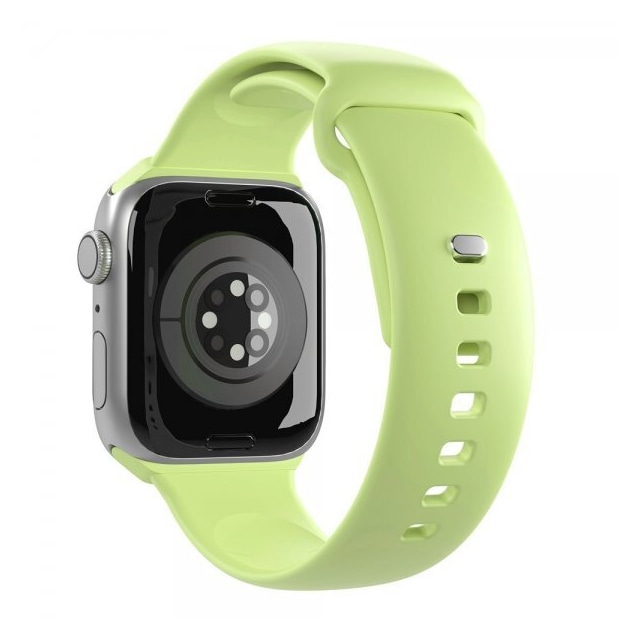 Puro Apple Watch 38/40/41mm Armbånd ICON Silicone Band Matcha Green