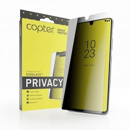 Copter iPhone 15 Pro Skærmbeskytter Exoglass Flat Privacy