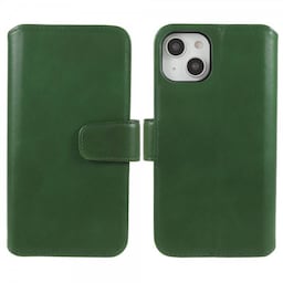 Nordic Covers iPhone 13 Etui Essential Leather Juniper Green