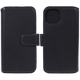 Nordic Covers iPhone 12/iPhone 12 Pro Etui Essential Leather Raven Black