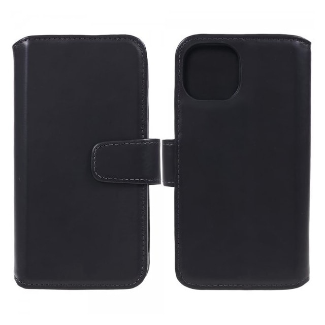 Nordic Covers iPhone 12/iPhone 12 Pro Etui Essential Leather Raven Black