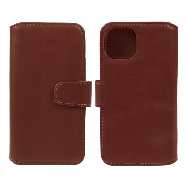 Nordic Covers Apple iPhone 11 Etui Essential Leather Maple Brown