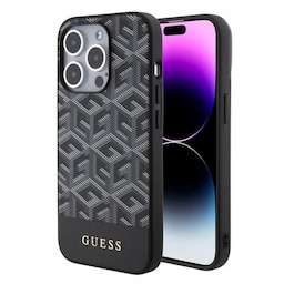 Guess iPhone 15 Pro Cover G Cube MagSafe Sort