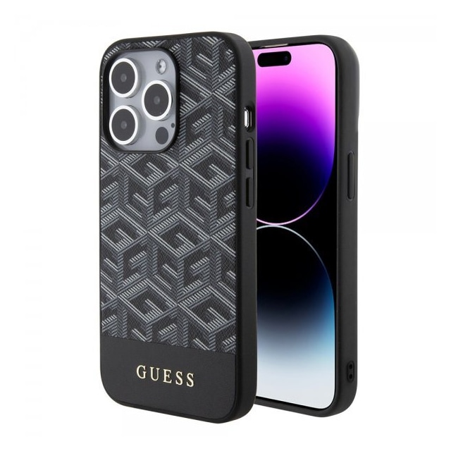 Guess iPhone 15 Pro Cover G Cube MagSafe Sort