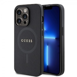 Guess iPhone 15 Pro Cover Saffiano MagSafe Sort