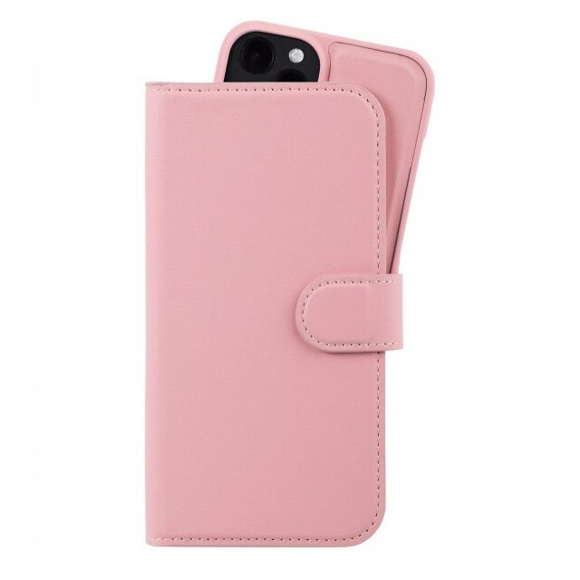 holdit iPhone 12/iPhone 12 Pro Etui Wallet Case Magnet Plus Lyserød