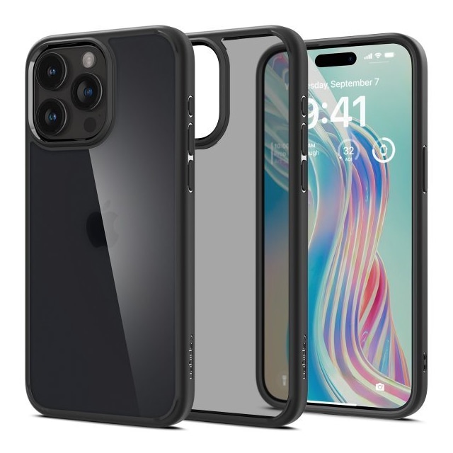 Spigen iPhone 15 Pro Max Cover Ultra Hybrid Frost Black